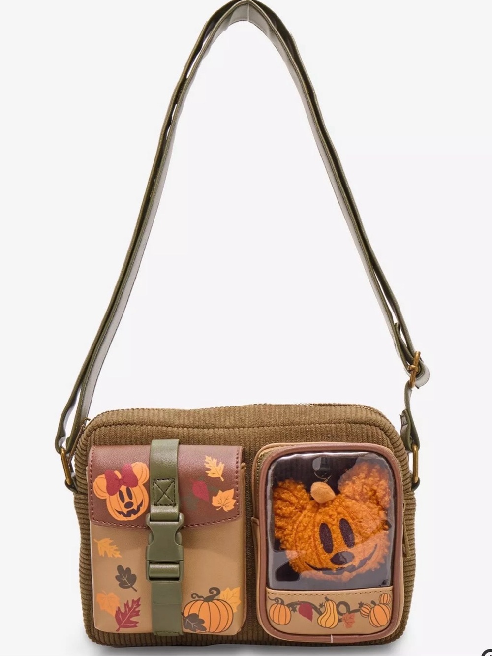 Her Universe NWT Disney Halloween Mickey Pumpkin Plush Shoulder Bag - Picture 6 of 8
